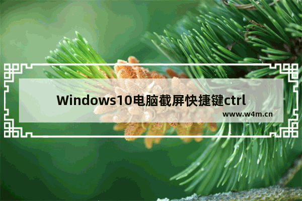 Windows10电脑截屏快捷键ctrl+alt+,Win10截屏快捷键ctrl+alt+