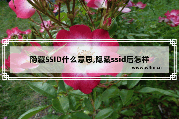 隐藏SSID什么意思,隐藏ssid后怎样找到