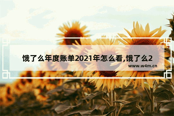 饿了么年度账单2021年怎么看,饿了么2021年数据