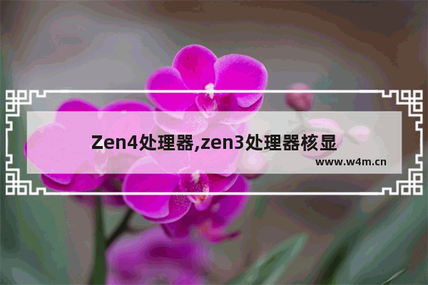 Zen4处理器,zen3处理器核显