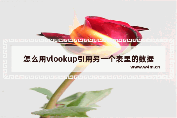 怎么用vlookup引用另一个表里的数据,vlookup怎么绝对引用数据表