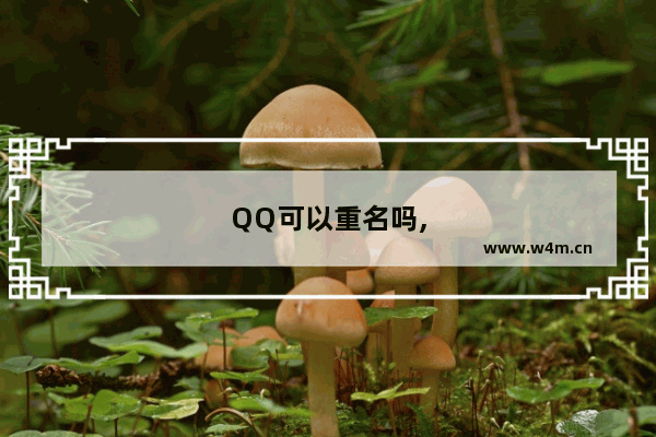 QQ可以重名吗,