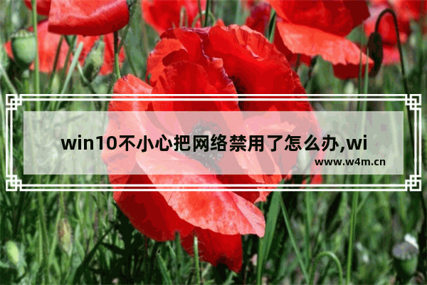 win10不小心把网络禁用了怎么办,windows10网络服务被禁用怎样处理