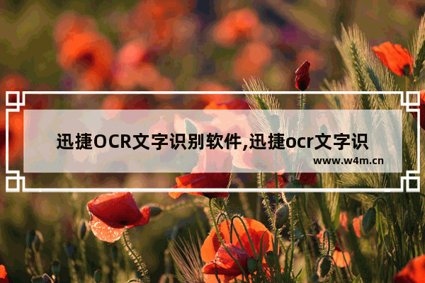 迅捷OCR文字识别软件,迅捷ocr文字识别软件下载手机版免费