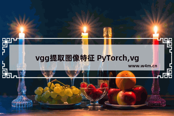 vgg提取图像特征 PyTorch,vgg提取图像特征比对