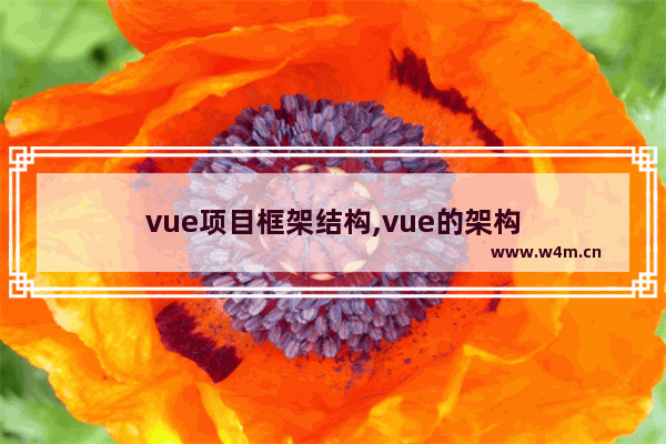 vue项目框架结构,vue的架构