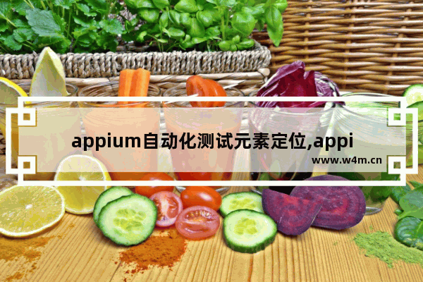 appium自动化测试元素定位,appium的定位方式