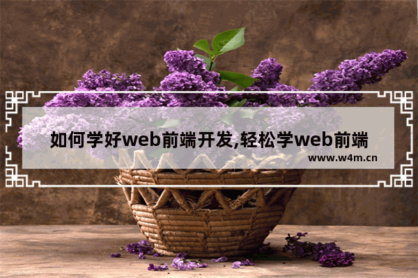 如何学好web前端开发,轻松学web前端开发入门与实战