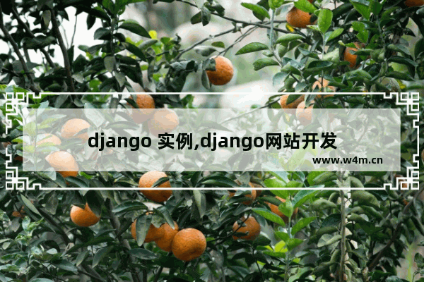 django 实例,django网站开发实例pdf