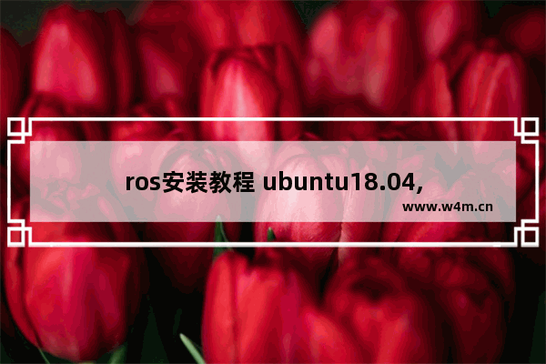 ros安装教程 ubuntu18.04,如何安装ros