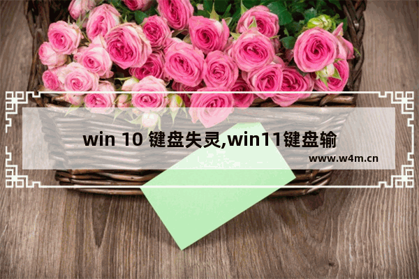 win 10 键盘失灵,win11键盘输入没反应