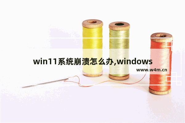 win11系统崩溃怎么办,windows10系统崩溃无法开机