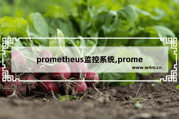 prometheus监控系统,prometheus监控平台组件