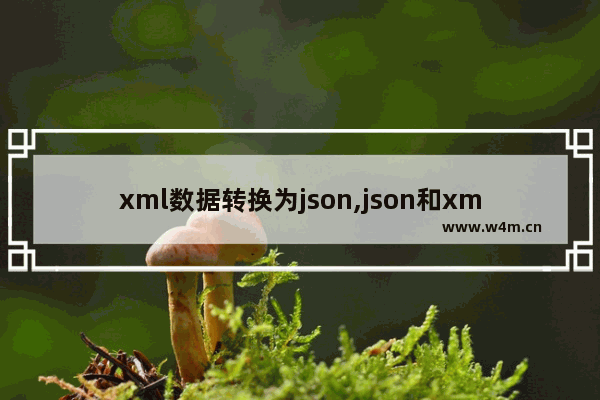 xml数据转换为json,json和xml之间的格式转换