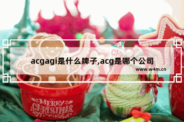 acgagi是什么牌子,acg是哪个公司