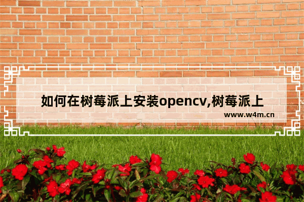 如何在树莓派上安装opencv,树莓派上能搞opencv代码嘛