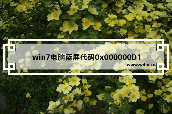 win7电脑蓝屏代码0x000000D1,win7蓝屏代码0x0000024无法开机