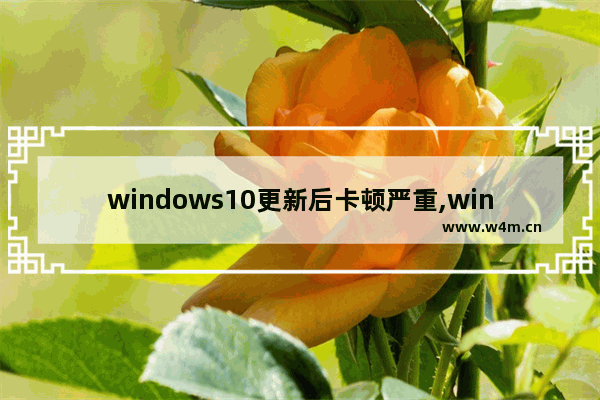 windows10更新后卡顿严重,win7升级win10后卡顿