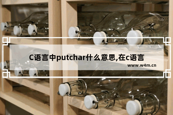 C语言中putchar什么意思,在c语言中getchar是什么意思