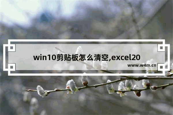 win10剪贴板怎么清空,excel2010剪贴板怎么清理