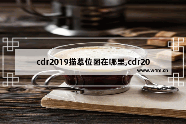 cdr2019描摹位图在哪里,cdr2019变换位置