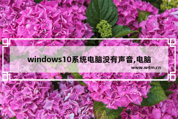 windows10系统电脑没有声音,电脑没有声音的解决方法