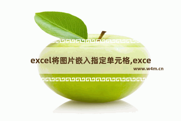 excel将图片嵌入指定单元格,excel2010怎么把图片嵌入到单元格里