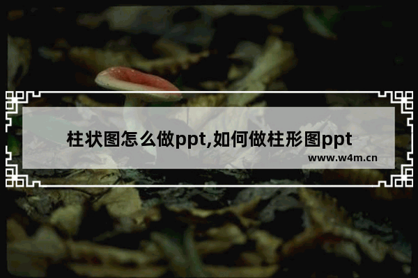 柱状图怎么做ppt,如何做柱形图ppt