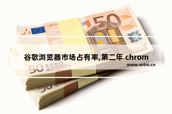 谷歌浏览器市场占有率,第二年 chrome浏览器在pc市场的份额是