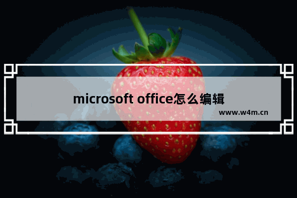 microsoft office怎么编辑图片,microsoft office图片编辑器