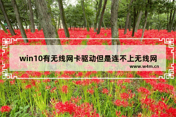 win10有无线网卡驱动但是连不上无线网,win10没有网卡驱动怎么办