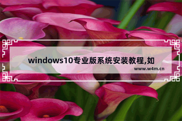 windows10专业版系统安装教程,如何装系统win10专业版