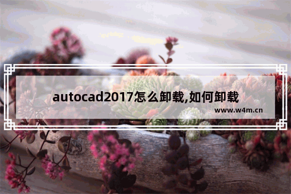 autocad2017怎么卸载,如何卸载autocad2018