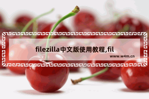 filezilla中文版使用教程,filezilla软件下载