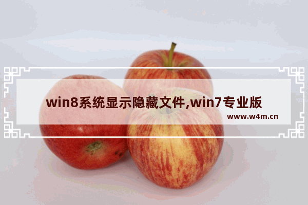 win8系统显示隐藏文件,win7专业版怎么显示隐藏文件夹