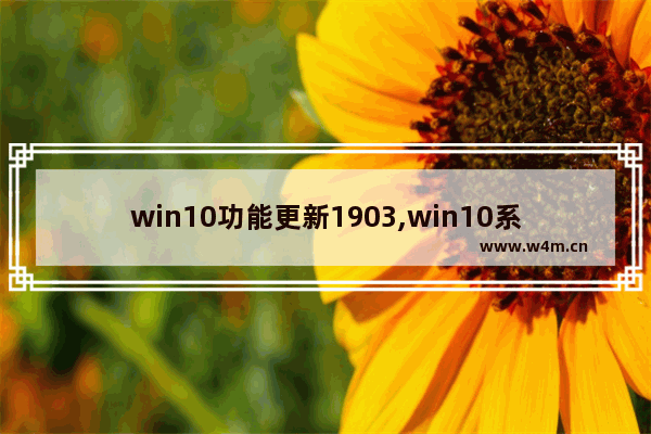 win10功能更新1903,win10系统1703升级1803版本