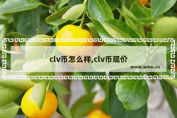 clv币怎么样,clv币现价