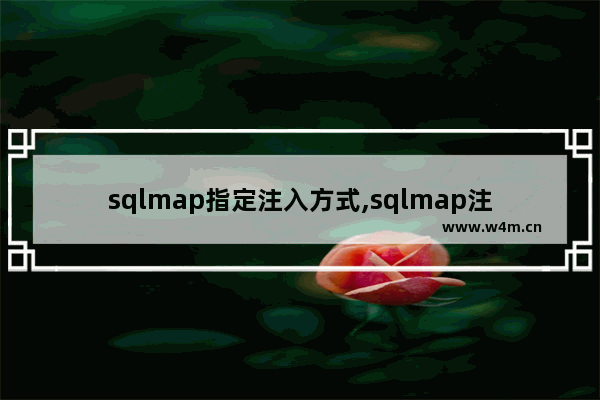 sqlmap指定注入方式,sqlmap注入sqlserver