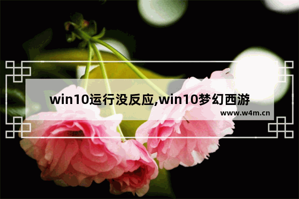 win10运行没反应,win10梦幻西游点击开始游戏就没反应了