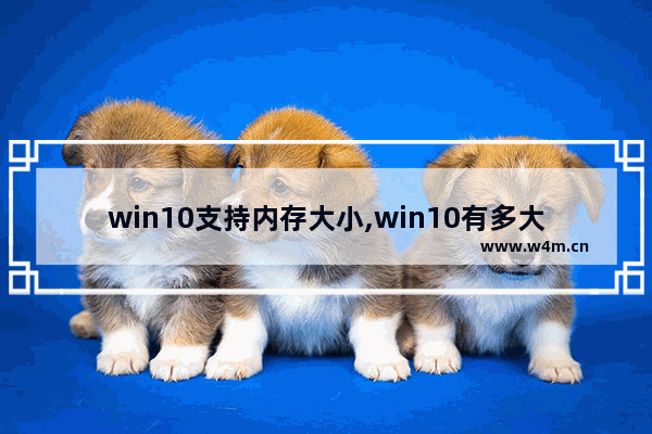 win10支持内存大小,win10有多大内存