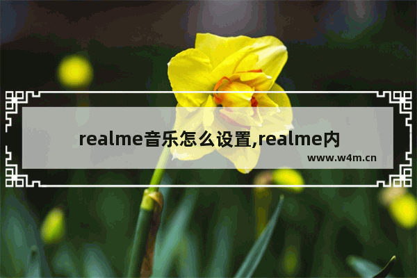 realme音乐怎么设置,realme内置音乐软件