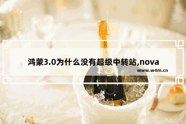 鸿蒙3.0为什么没有超级中转站,nova9鸿蒙2.1