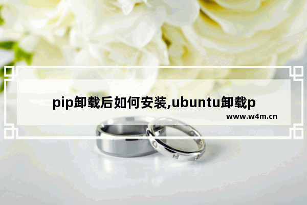 pip卸载后如何安装,ubuntu卸载pip3