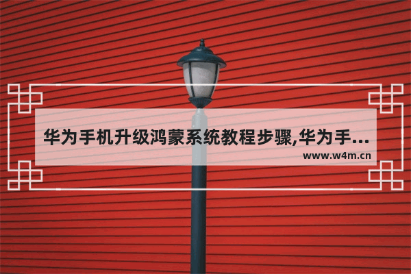 华为手机升级鸿蒙系统教程步骤,华为手机升级鸿蒙系统教程图片