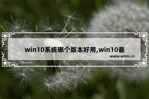 win10系统哪个版本好用,win10最好的系统版本