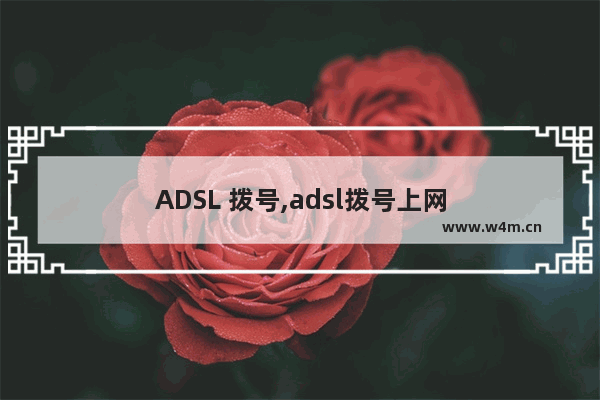 ADSL 拨号,adsl拨号上网