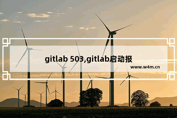 gitlab 503,gitlab启动报502