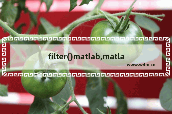 filter()matlab,matlab中filter的滤波原理