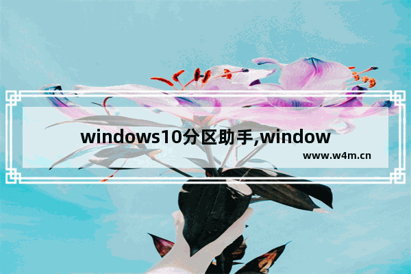 windows10分区助手,window10如何分区助手里怎么操作分区