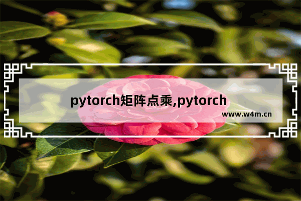 pytorch矩阵点乘,pytorch tensor相乘